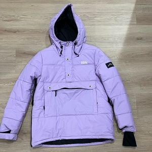 NWOT Dope Snow puffer snowboard jacket in Faded Violet. Size Medium.